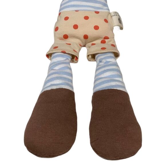 APPLE PARK Organic Farm Buddies Plush Toy Boxer the Dog - Picture 8 of 12